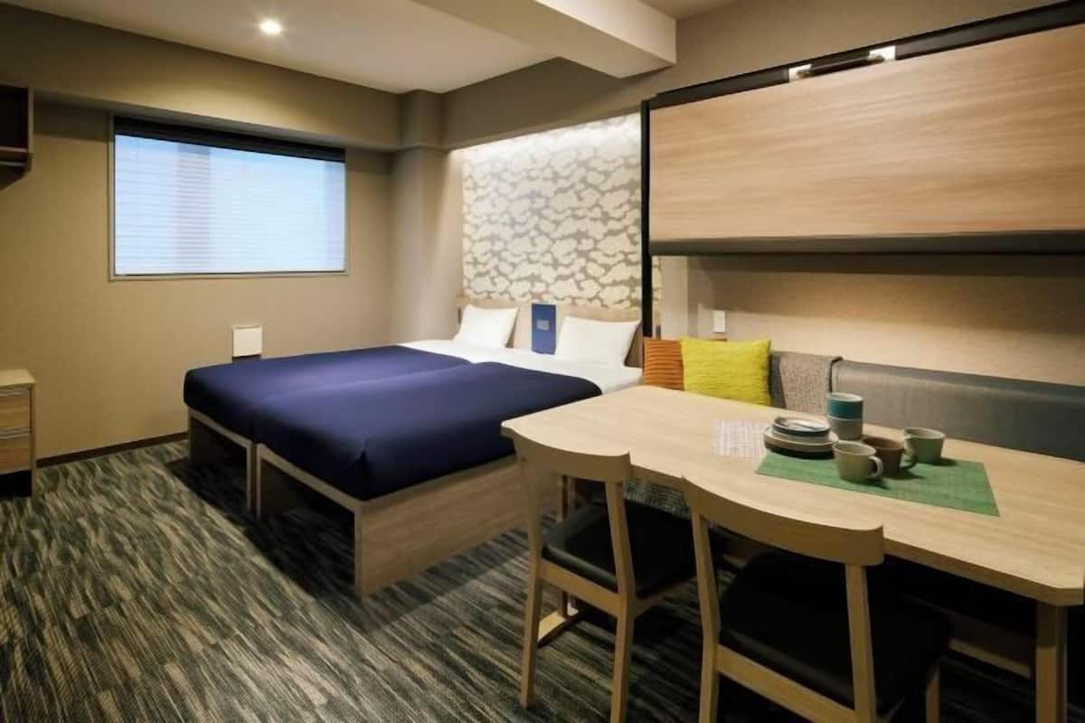 1 chambre, couette en duvet, coffre-fort, rideaux d’obscurcissement