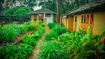 Vista frontal de la propiedad