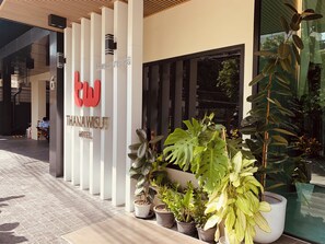 Fassade der Unterkunft