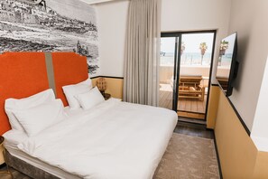 Sábanas de algodón egipcio, ropa de cama de alta calidad y minibar