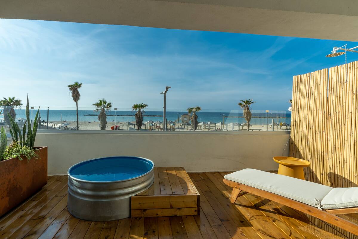 Premium Double Room, Terrace, Sea View | Terrace/patio