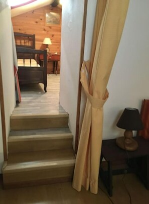 2 bedrooms, iron/ironing board, travel crib, bed sheets