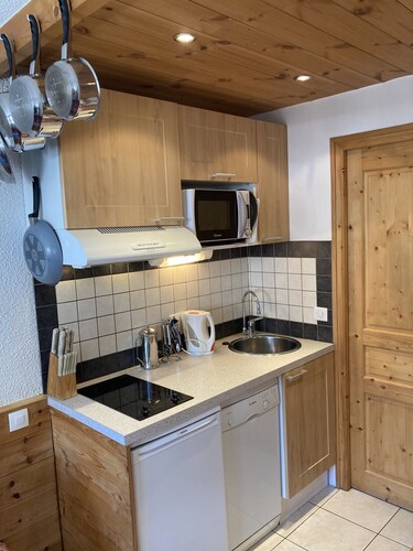 Tignes, Val Claret - at the centre of the Tignes and Val d'Isere ski area.