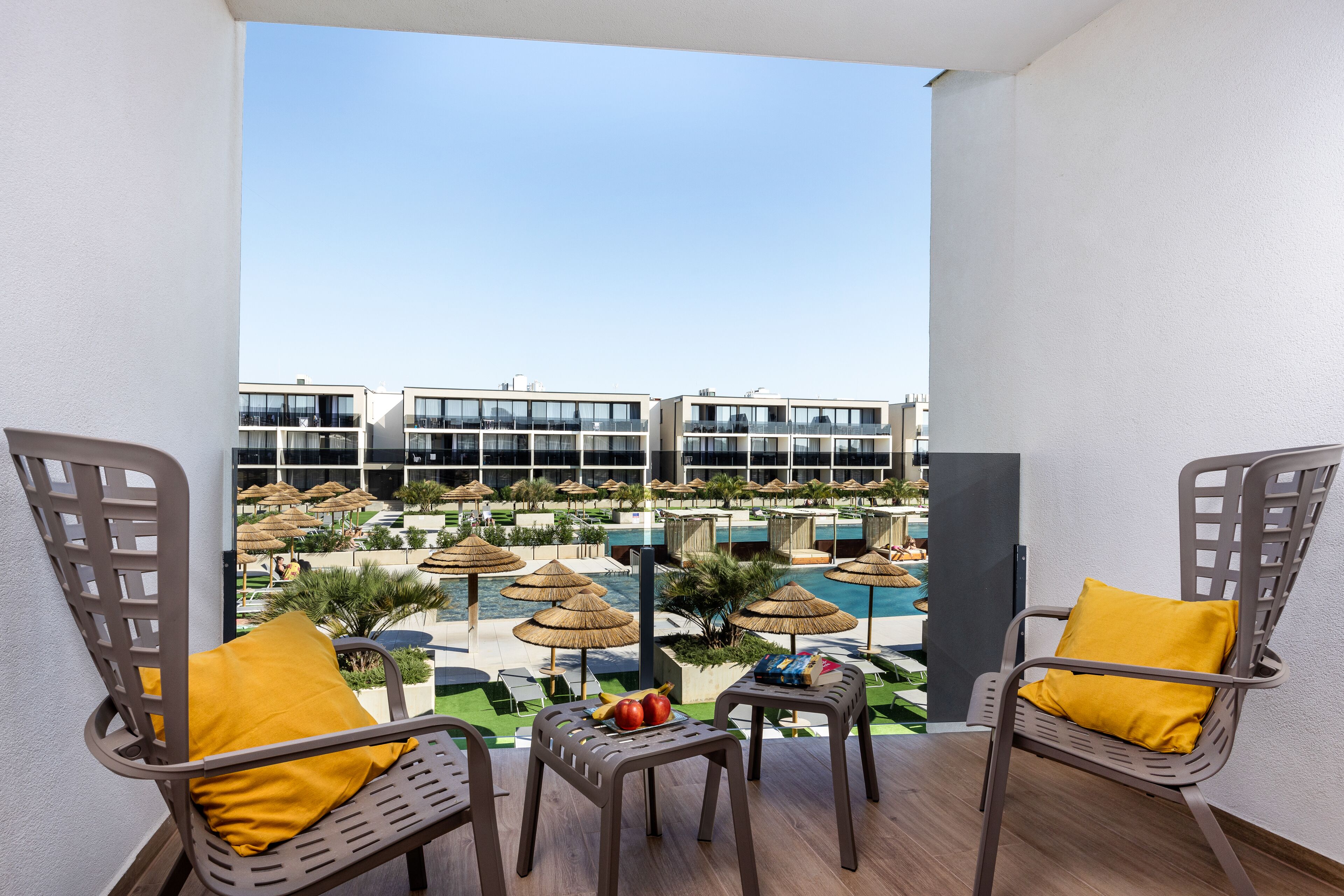 Premium Room, Balcony, Poolside | Balcony view
