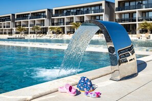 Seasonal outdoor pool