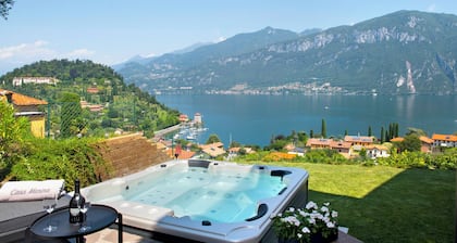 Jardin privé de la Casa Marina Bellagio (CA/bain à remous)