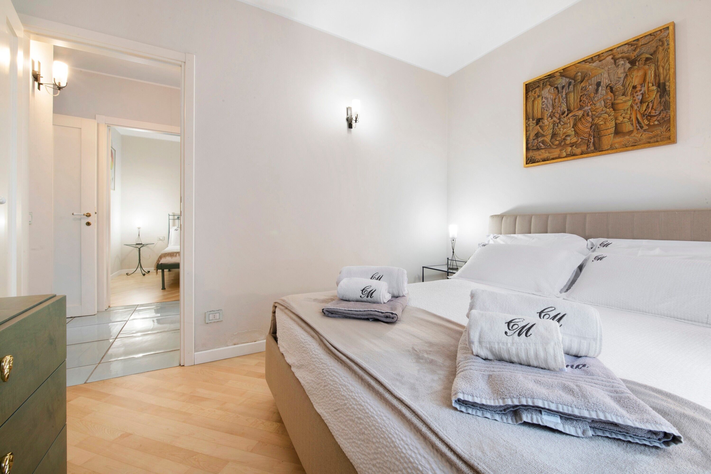 3 habitaciones, tabla de planchar con plancha y wifi gratis 