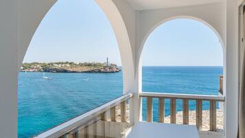 Apartament estàndard, 1 dormitori, terrassa, vistes al mar | Balcó