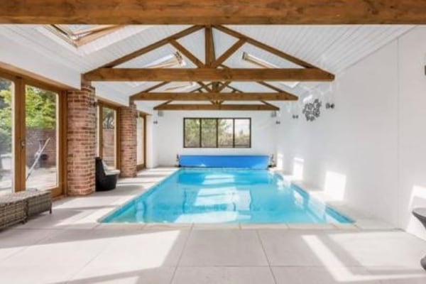 Una piscina riscaldata