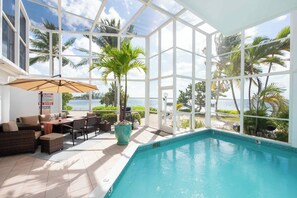 Piscine couverte, piscine chauffée