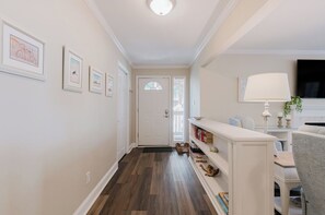 TV, fireplace, DVD player