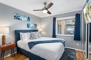 4 habitaciones, escritorio, tabla de planchar con plancha y wifi gratis 