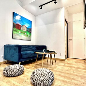 Living area - T3 Cosy&Design - 5 min du Littoral- Terrace/Clim (Gujan-Mestras)