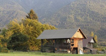 Stylish vacation apartment in an old farmhouse - south view