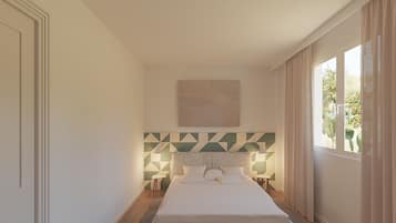 Deluxe Apartment, 1 Bedroom, Terrace | 1 bedroom, free WiFi, bed sheets