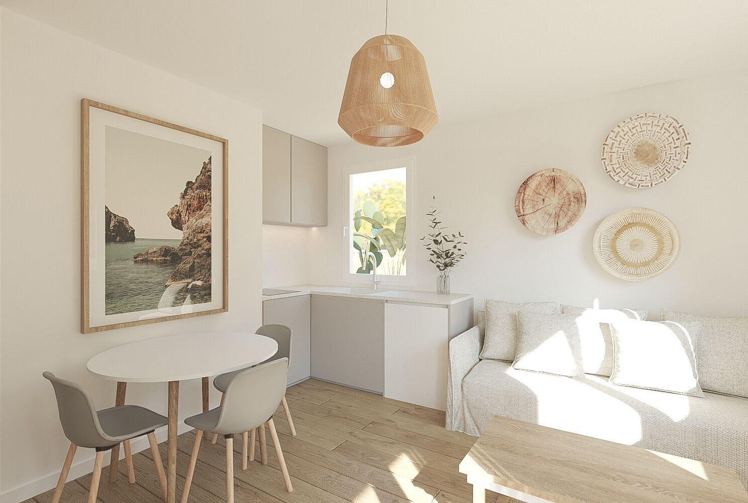 Deluxe-Apartment, 1 Schlafzimmer, Terrasse | Kostenloses WLAN, Bettwäsche