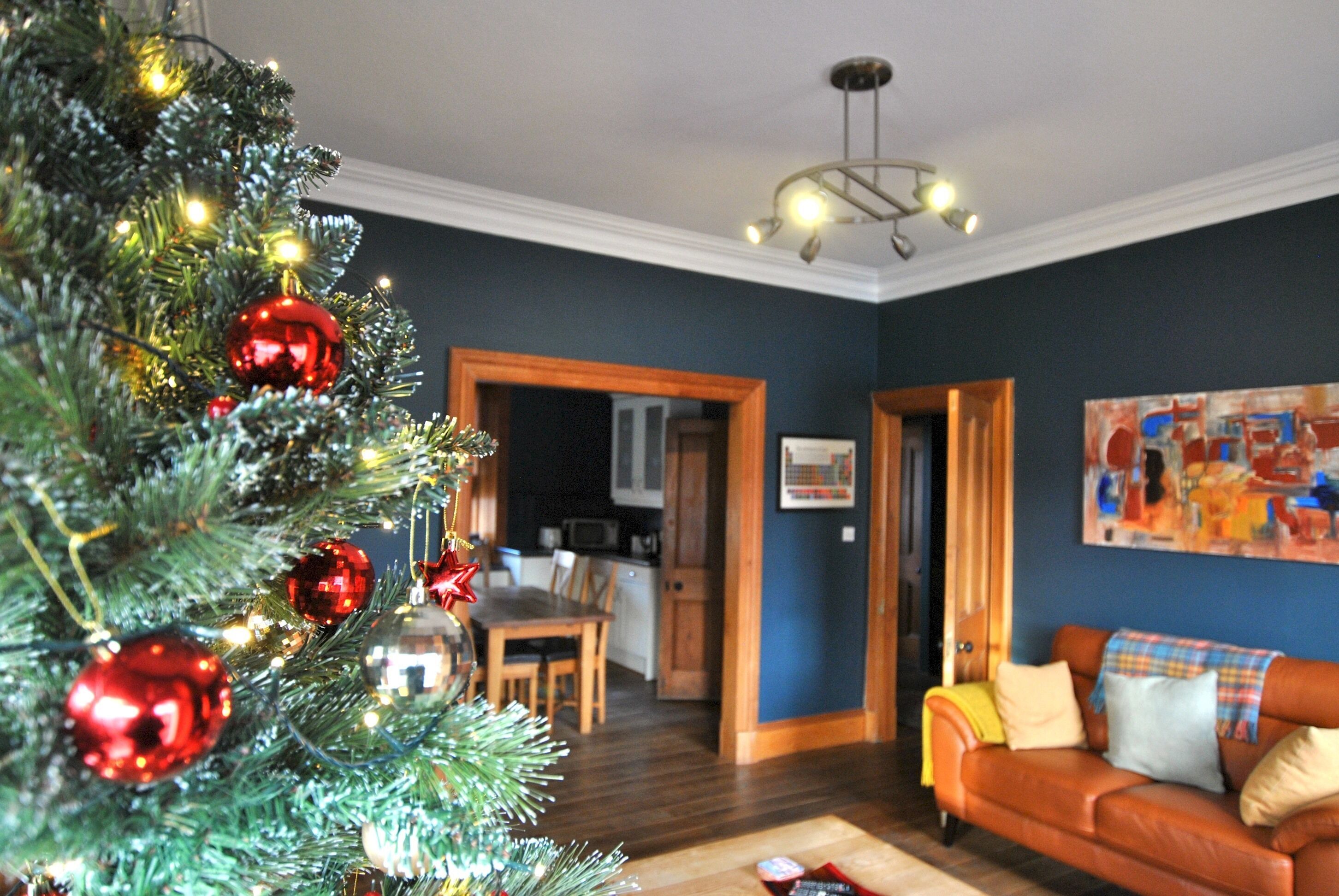 Télévision, cheminée