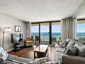 TV - Edgewater Tower II #1003 |  Amazing Gulf Views + Resort Amenities (Panama City Beach)
