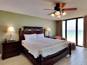 3 bedrooms, iron/ironing board, WiFi, bed sheets - Edgewater Tower II #303 | Balcony Views + Resort Amenities! (Panama City Beach)