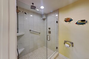 Hair dryer, towels