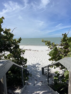 Sun loungers, beach towels