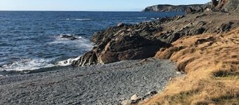 Red Sunset Cottage in Twillingate
