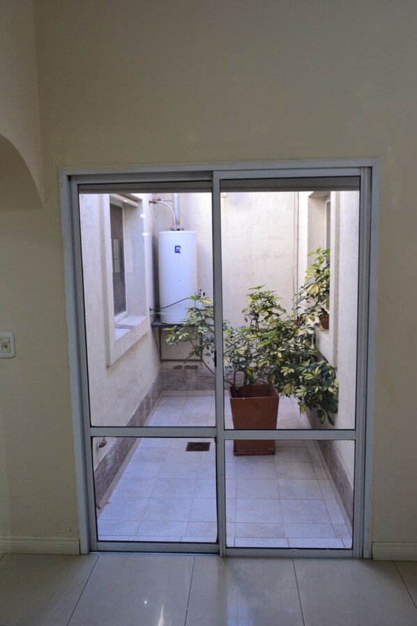 Blick von der Unterkunft