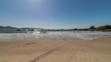 Beach nearby, white sand