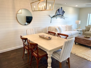 Dining - DIRECT Oceanfront, 2BR/2BA w/Panoramic Views! 7 mins to downtown St. Augustine! (St. Augustine)