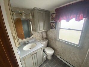 Dusche, Haartrockner, Toilettenpapier