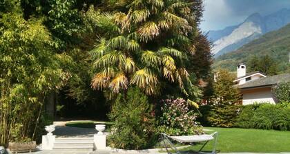 Villa in pure Art Nouveau style with swimming pool and park
