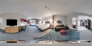 Premium bedding, desk, laptop workspace, iron/ironing board - Home2 Suites By Hilton Cookeville (Cookeville)
