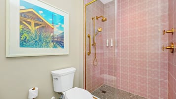 Tina y regadera independientes y regadera tipo lluvia