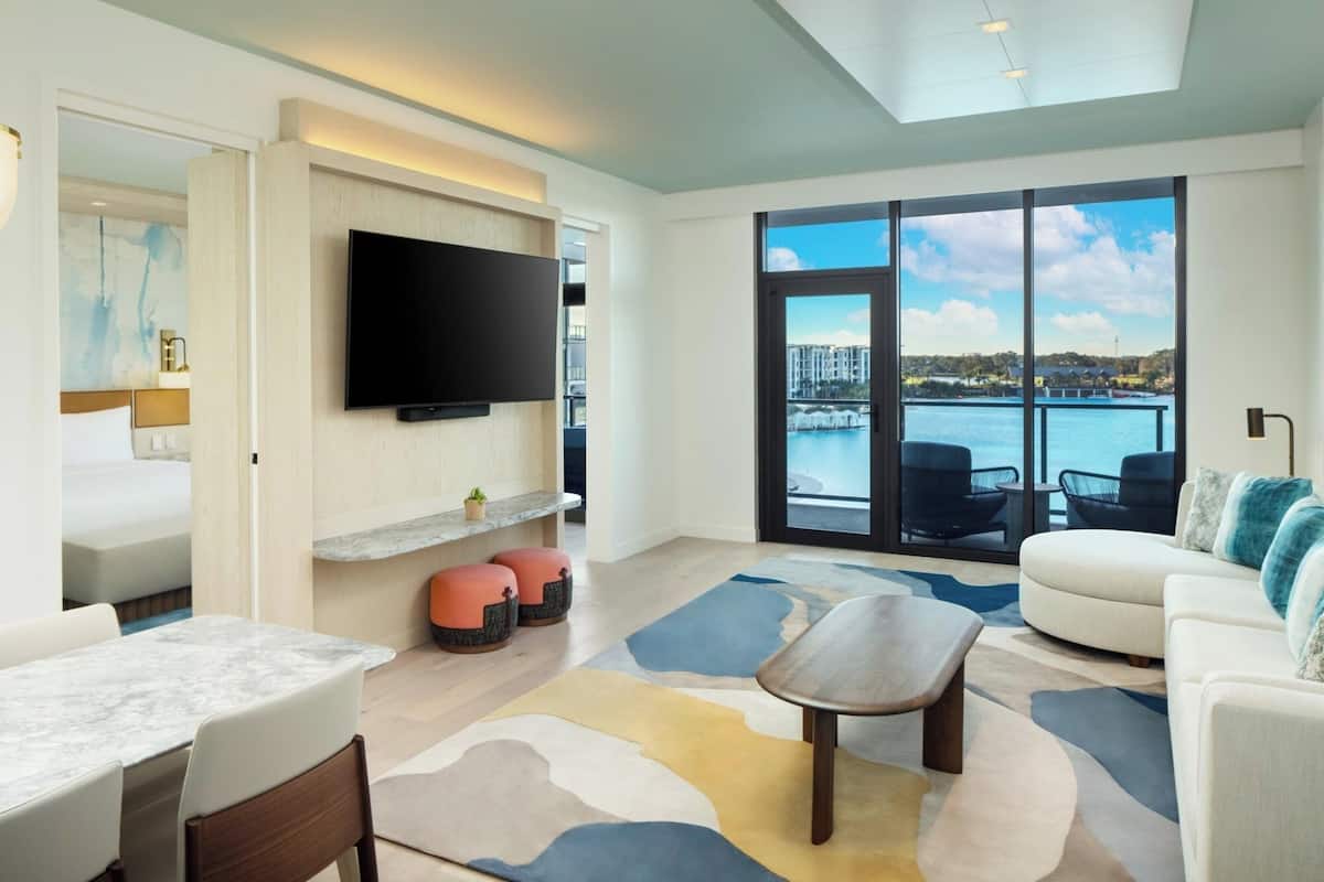 Suite, 2 Bedrooms, Lagoon View | Hypo-allergenic bedding, minibar, in-room safe, desk