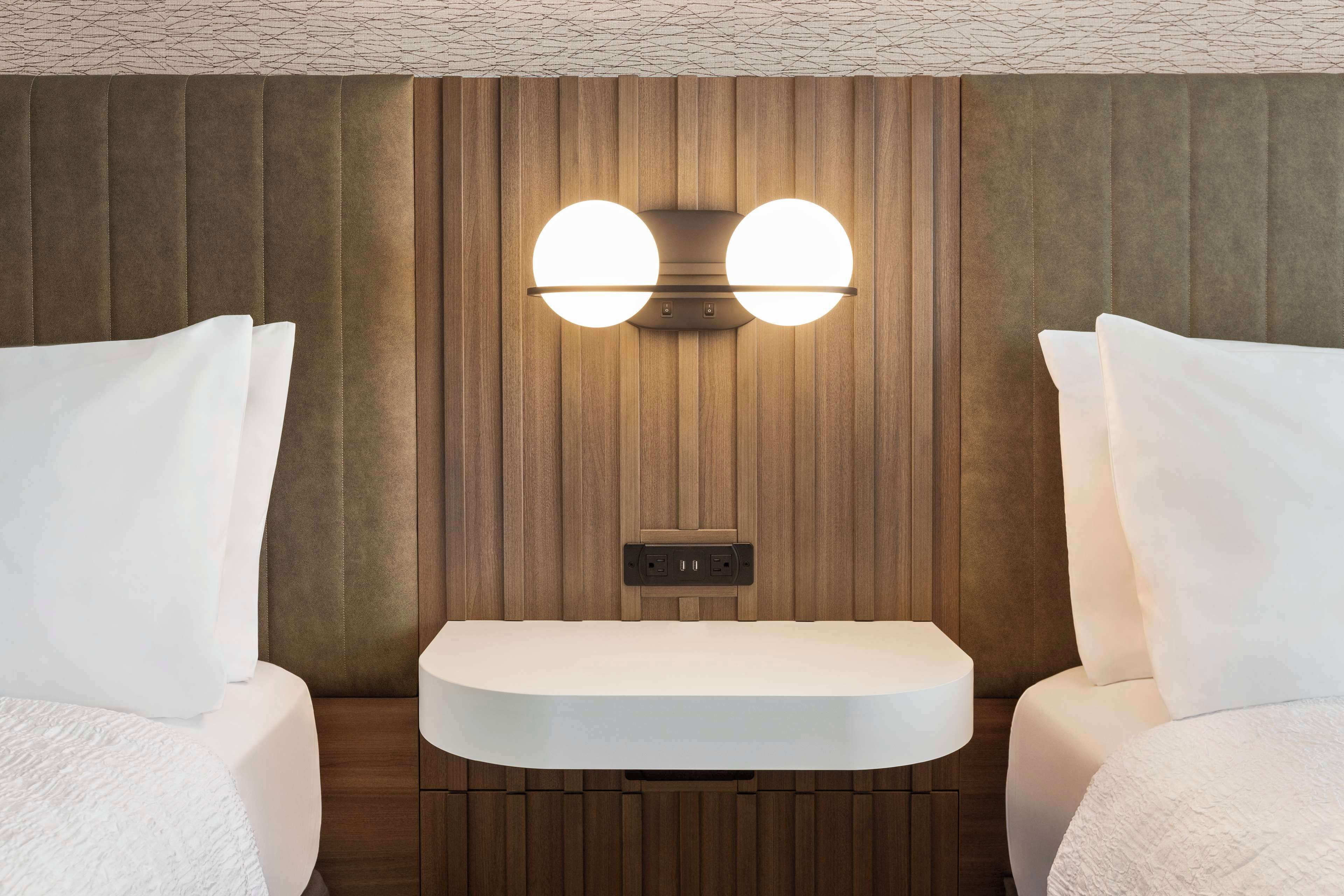 Blackout curtains, iron/ironing board, free rollaway beds, free WiFi