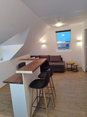 Deluxe Suite | Living area - Guesthouse Hateigi (Rangárþing ytra)