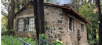 Beautiful cabin in the woods