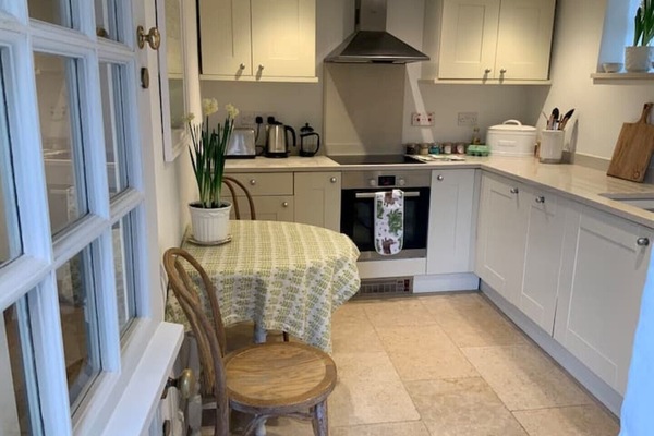 You enter the property through a stable door into the kitchen