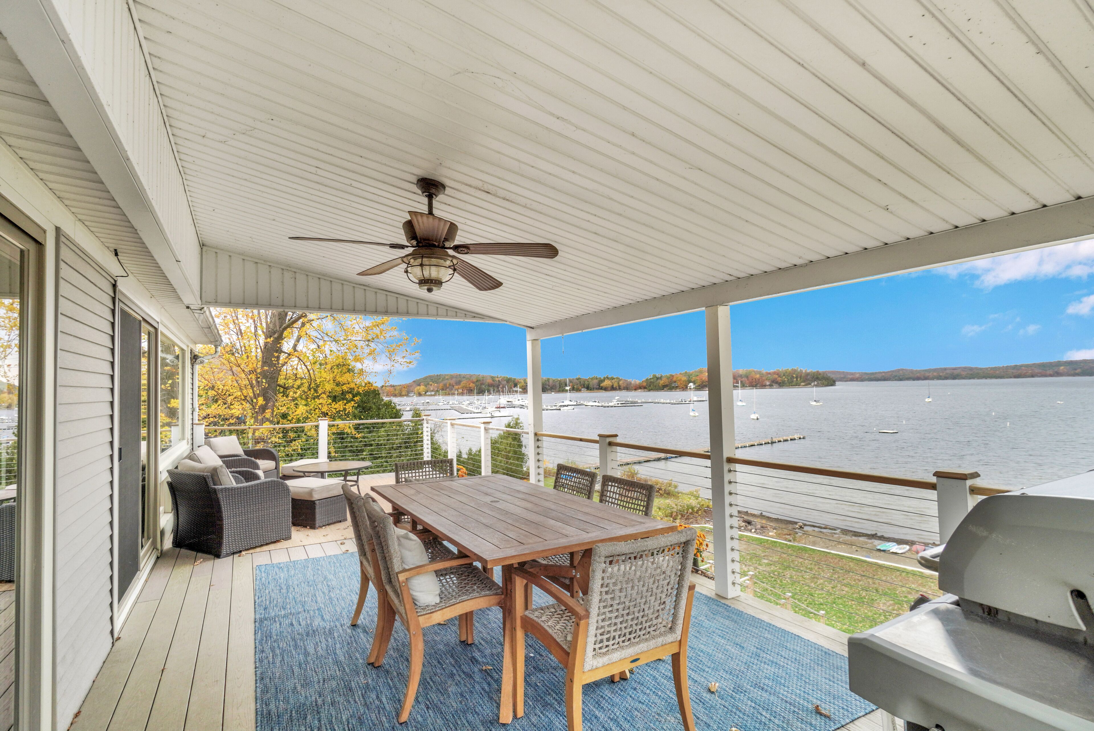 38 West Lakeshore Drive. Located on Lake Champlain w/ private beach.