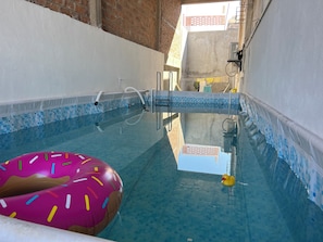 Indoor pool, outdoor pool