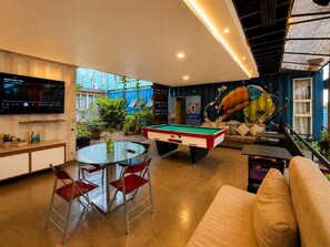 Reception hall - Tetris Container Hostel (Foz do Iguaçu)