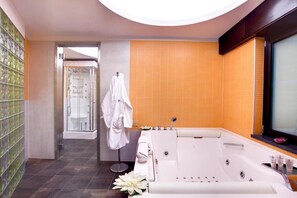 Suite, 1 King Bed, Hot Tub | Jetted tub - ABALON POMPEI RESORT (Pompei)