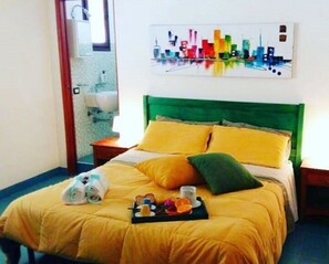 2 bedrooms, in-room safe, iron/ironing board, travel cot