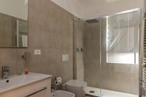 淋浴设施、吹风机、坐浴桶、毛巾