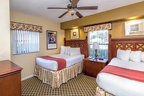 2 bedrooms, in-room safe, iron/ironing board, free WiFi