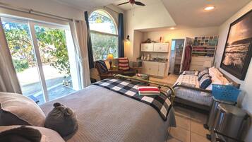 1 bedroom, WiFi, bed sheets, wheelchair access