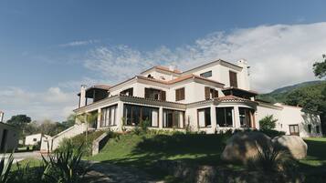 Overnatningsstedets facade