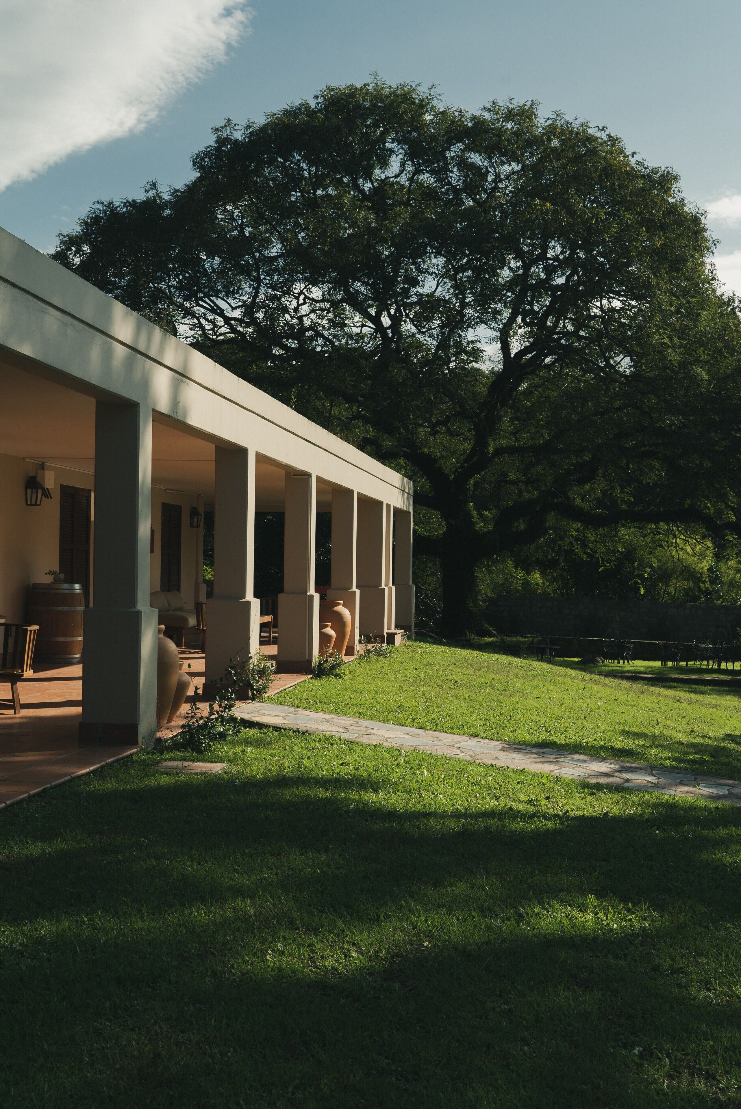 Fachada de la propiedad