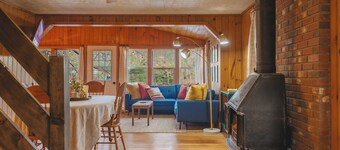 Waterfront Birch Cabin near Saratoga, Lake George