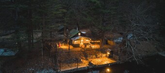 Waterfront Birch Cabin near Saratoga, Lake George